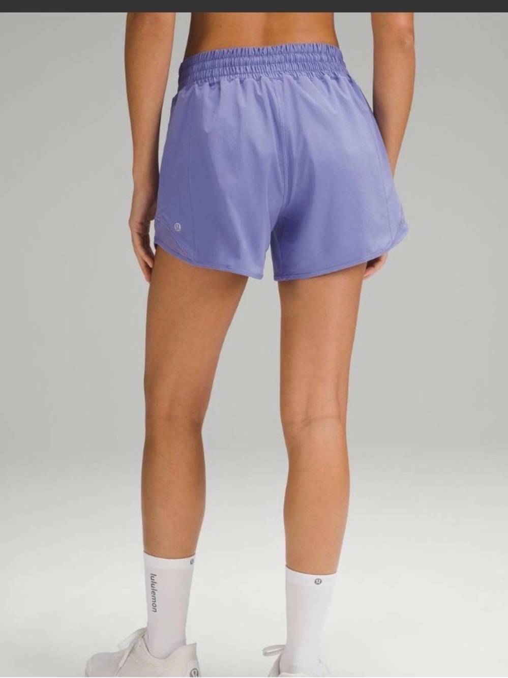 Sold Lululemon Hotty Hot High-Rise Lined Short 4" Dark Lavender  Running yoga